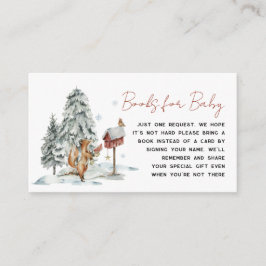 ウィンターウッドランドフォレスト |ブックリクエスト エンクロージャーカード