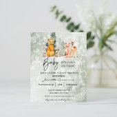 ウィンターウッドランドベビーベビーシャワー外は寒い (スタンド正面)