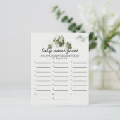 ウィンターウッドランドベビー名シャワーゲーム (スタンド正面)