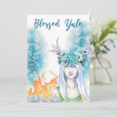 ウィンターウッドランドユール（キリスト降誕祭）ファイアー賛美ユール（キリスト降誕祭） シーズンカード (スタンド正面)