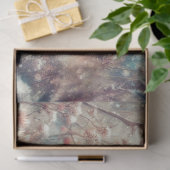 ウィンターウッドランド水彩（鳥）ショウジョウコウカンチョウデコページ 薄葉紙 (ギフト)