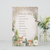 ウィンターウッドランド白フローラがベビーカードを希望 (スタンド正面)