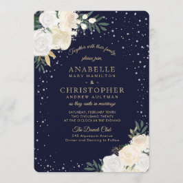 ウィンターウッドランド結婚式招待状 招待状