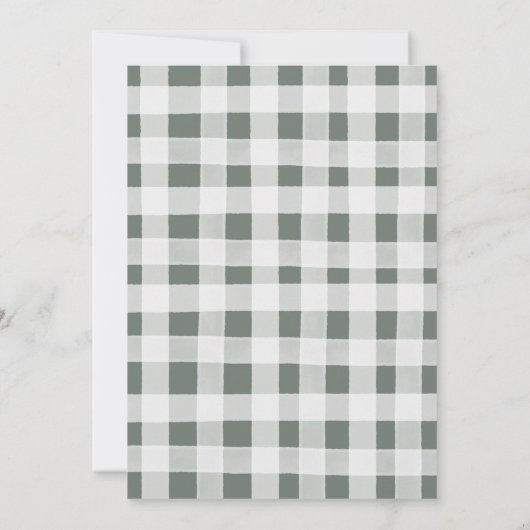 ウィンターウッドランド誕生日招待状 招待状 (裏面)