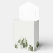 ウィンターウッドランド赤ちゃんシャワーお願いボックス フェイバーボックス (オープン)