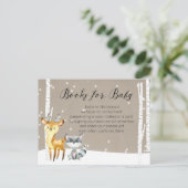 ウィンターウッドランド – ベビー用の書籍 ポストカード (スタンド正面)