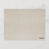 ウィンターウッドランド – ベビー用の書籍 ポストカード (裏面)