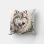 ウィンターウルフ装飾用クッション クッション (裏面)