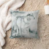 ウィンターウルフ装飾用クッション クッション (ブランケット)