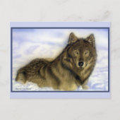 ウィンターウルフ ポストカード (正面)