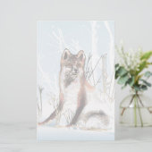 ウィンターウルフ 便箋 (スタンド正面)