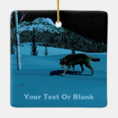 ウィンターウルフ – Tapetum Lucidum セラミックオーナメント (裏面)