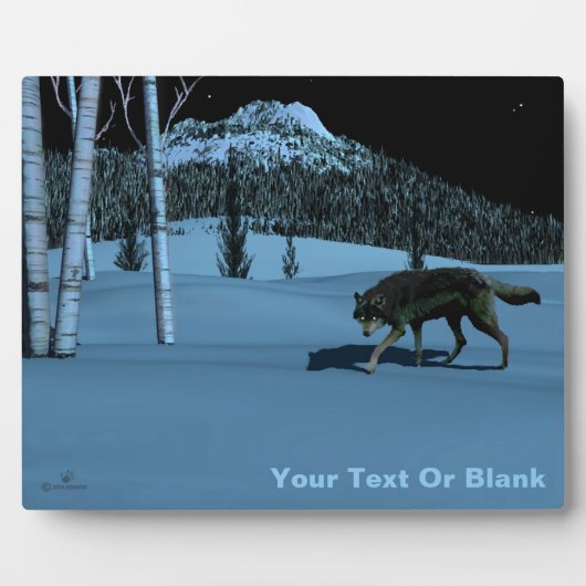 ウィンターウルフ – Tapetum Lucidum フォトプラーク (正面)