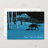 ウィンターウルフ – Tapetum Lucidum ポストカード (正面/裏面)