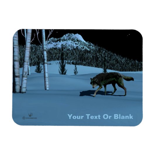 ウィンターウルフ – Tapetum Lucidum マグネット (横)