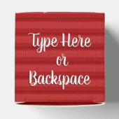 ウィンターウールギフトボックスパーソナライズされたホリデーボックス フェイバーボックス (上部)