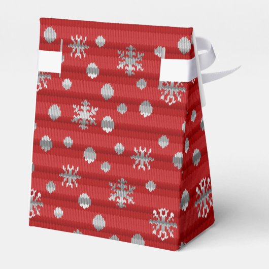 ウィンターウールギフトボックスパーソナライズされたホリデーボックス フェイバーボックス (裏面サイド)