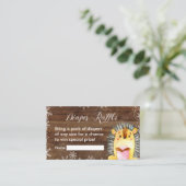 ウィンターウ素朴ッドランド – おむつラッフルカード エンクロージャーカード (スタンド正面)