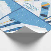 ウィンターエクストリームスポーツ ラッピングペーパー