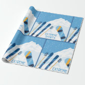 ウィンターエクストリームスポーツ ラッピングペーパー (アンロールド)