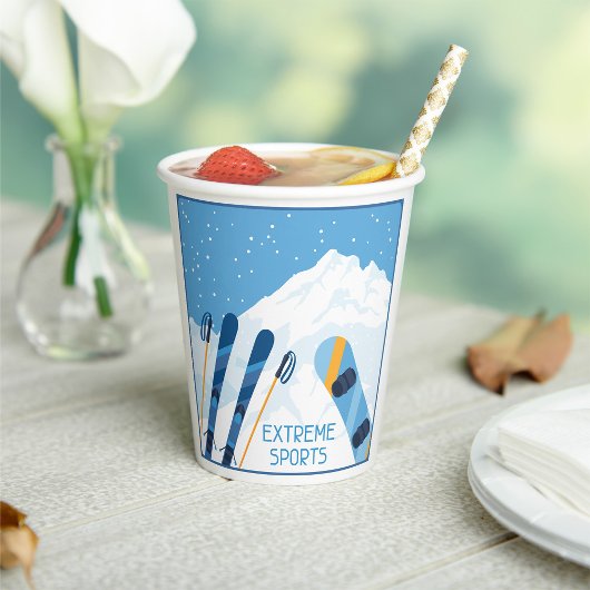 ウィンターエクストリームスポーツ 紙コップ