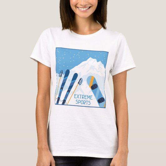 ウィンターエクストリームスポーツ Tシャツ (正面)