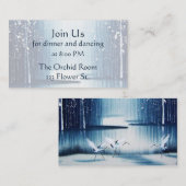 ウィンターエグレッツ披露宴カード エンクロージャーカード (正面/裏面)