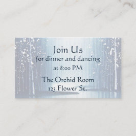 ウィンターエグレッツ披露宴カード エンクロージャーカード