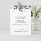 ウィンターエバ結婚ーグリーン詳細カード 招待状 (スタンド正面)