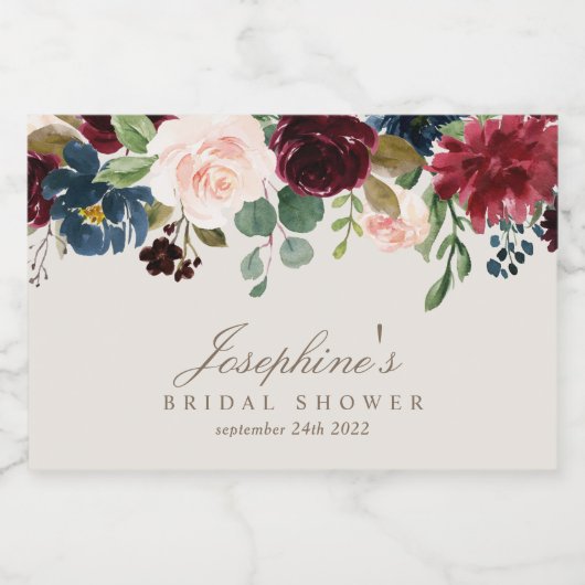 ウィンターエレガンスミニワきらめくインボトルラベル スパークリングワインラベル (シングルラベル)