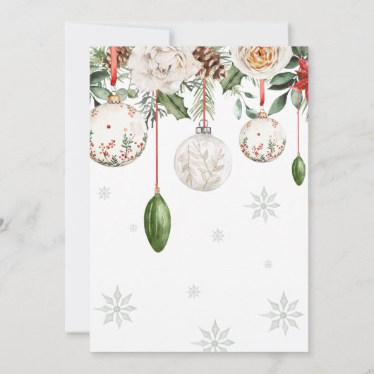 ウィンターエレガントカンパニーホリデーパーティー 招待状 (裏面)