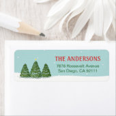 ウィンターエレガントチックホリデーの願い ラベル (インサイチュ)