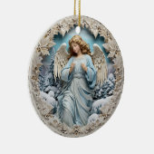 ウィンターエンジェル セラミックオーナメント (右)
