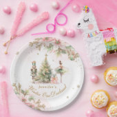 ウィンターオお洒落ネダーランドパステルピンクの誕生日 ペーパープレート (パーティー)