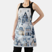ウィンターオネダーランドクリスマスハウスズ誕生日 エプロン (インサイチュ)