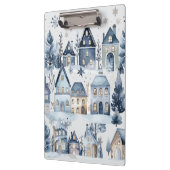 ウィンターオネダーランドクリスマスハウスズ誕生日 クリップボード (左)