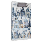 ウィンターオネダーランドクリスマスハウスズ誕生日 クリップボード (右)