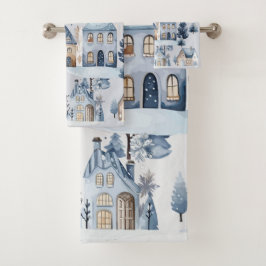 ウィンターオネダーランドクリスマスハウスズ誕生日 バスタオルセット