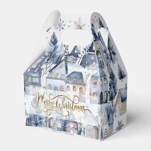 ウィンターオネダーランドクリスマスハウスズ誕生日 フェイバーボックス (正面サイド)