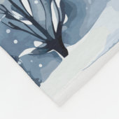 ウィンターオネダーランドクリスマスハウスズ誕生日 フリースブランケット (角)