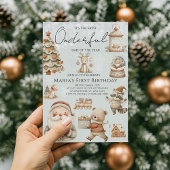 ウィンターオネダーランドクリスマスハウスズ誕生日 招待状