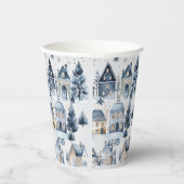 ウィンターオネダーランドクリスマスハウスズ誕生日 紙コップ (右)