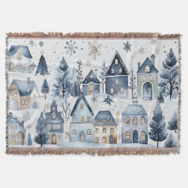 ウィンターオネダーランドクリスマスハウス スローブランケット