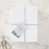 ウィンターオネダーランドトインデナーサンキューギフトラベル ギフトタグ (より糸付き)