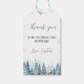 ウィンターオネダーランドトインデナーサンキューギフトラベル ギフトタグ (正面)