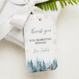 ウィンターオネダーランドトインデナーサンキューギフトラベル ギフトタグ