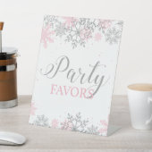 ウィンターオネダーランドパーティーがピンクシルバーを好む 台座サイン (インサイチュ)