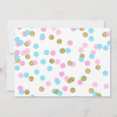 ウィンターオネダーランドファースト誕生日フォト招待状 招待状 (裏面)