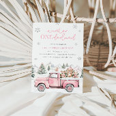 ウィンターオネダーランドファースト誕生日招待状 招待状