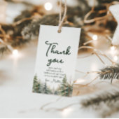 ウィンターオネダーランドファースト誕生日 ギフトタグ